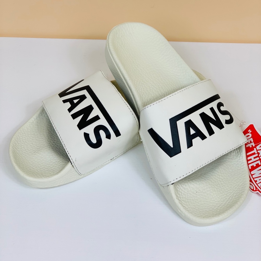 Vans Slide On Flip Flops Marshmallow Womens - Picture 2 of 8